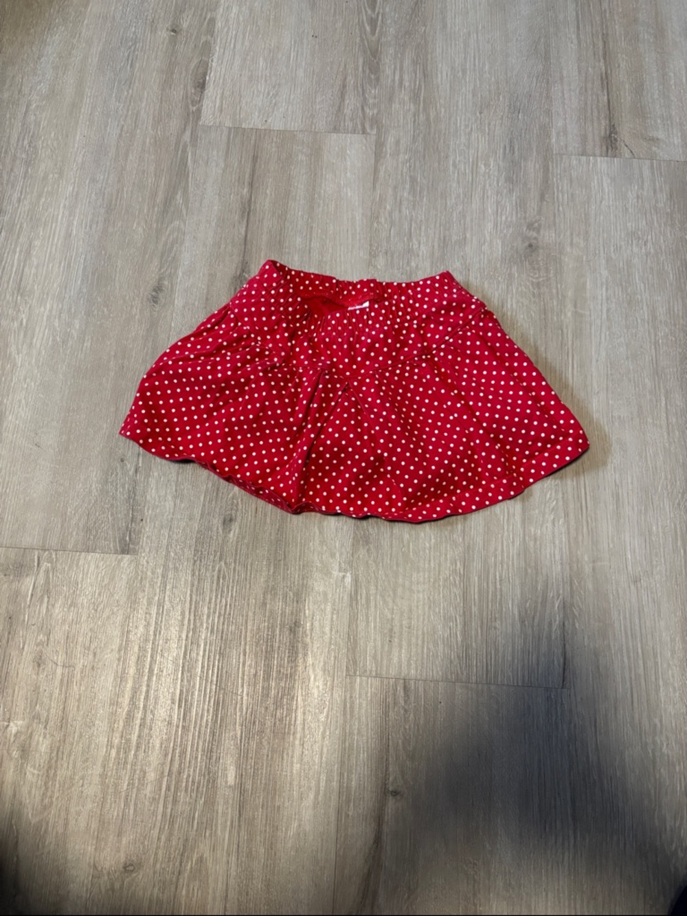 child of mine Red Polka Dot Skort with White Dots